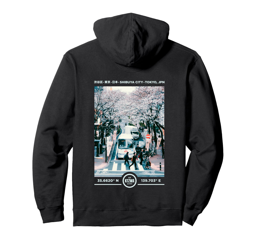 Japanese 90S Aesthetic Cherry Hoodie - Fun Novelty Design for Adults - T-Shirt, Sweatshirt, Hoodie