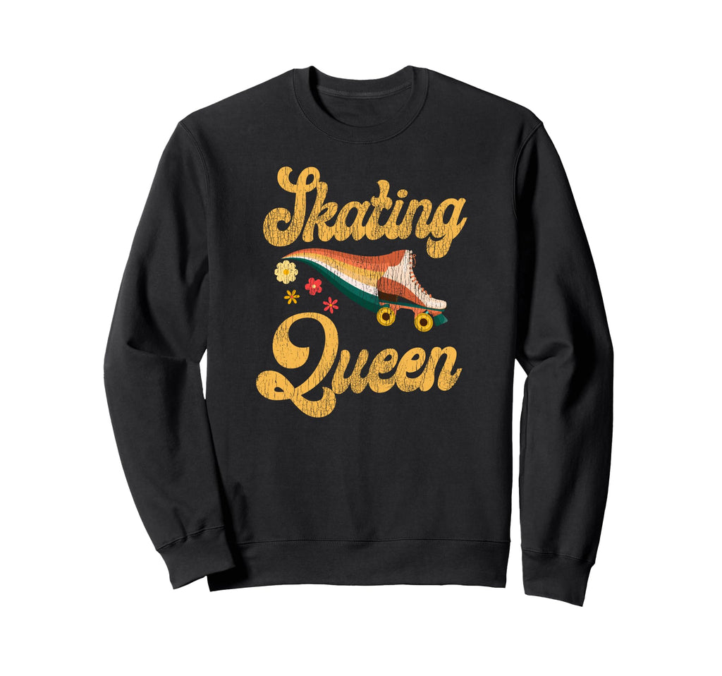 Roller Skating Skate 1970S Sweatshirt - Fun Novelty Design for Adults - T-Shirt, Sweatshirt, Hoodie