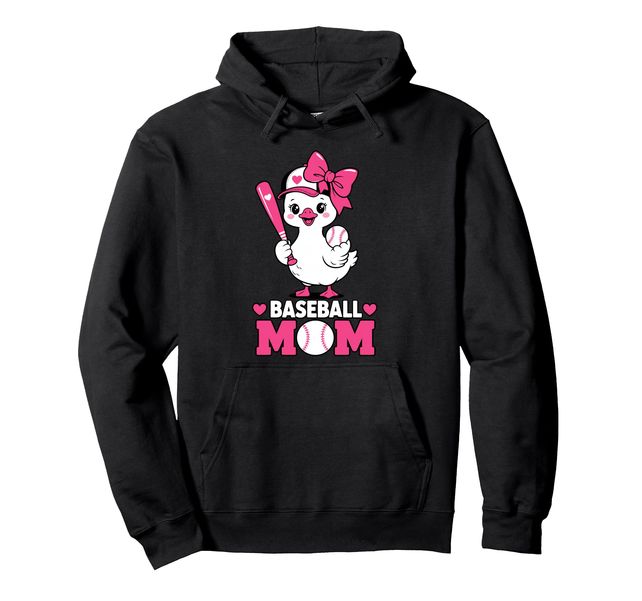 Outnumbered Baseball Mom Baseball Hoodie - Custom Art Print for Adults - T-Shirt, Sweatshirt, Hoodie