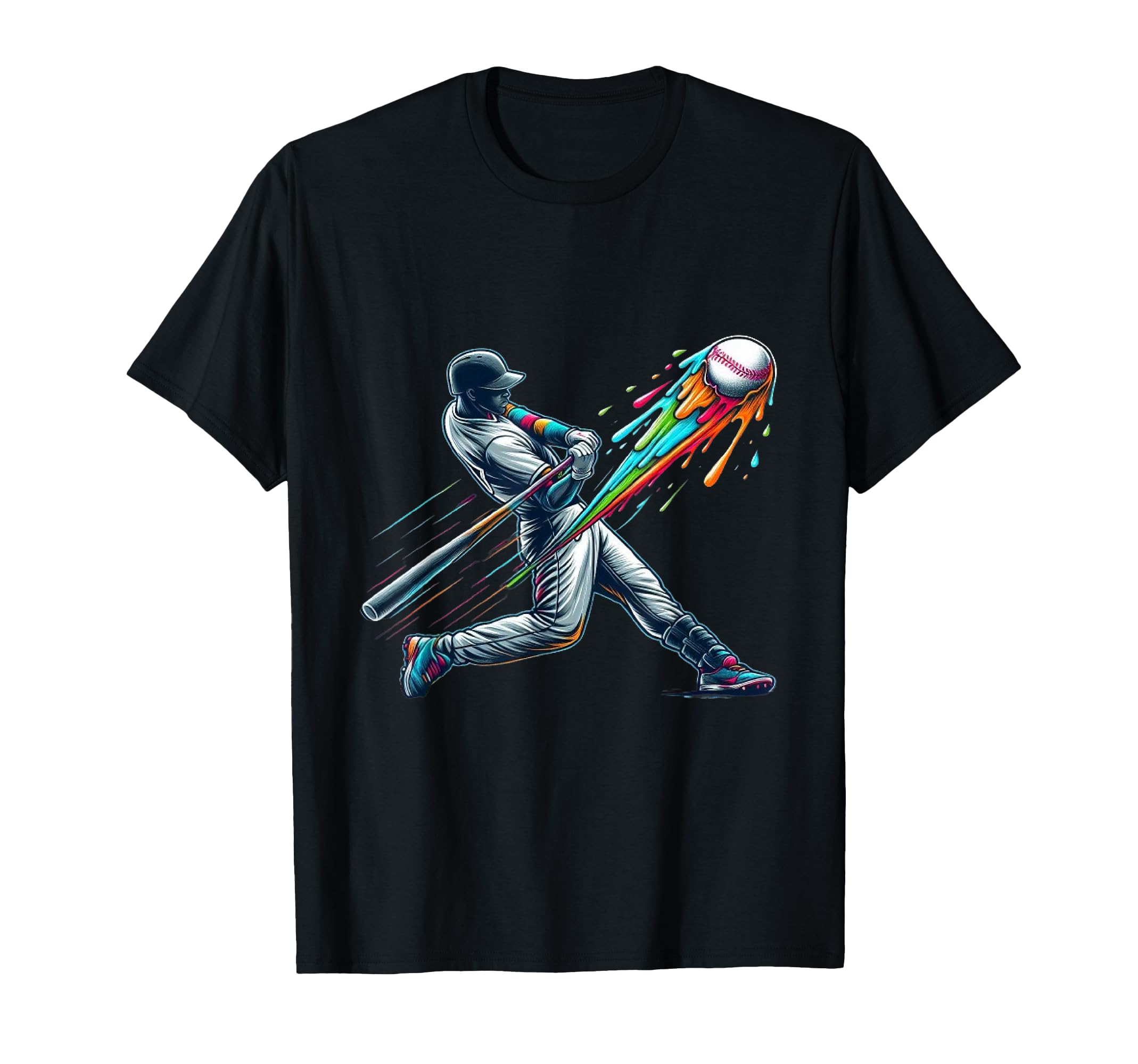 Baseball Player Drip T-Shirt - Novelty Apparel for Adults - T-Shirt, Sweatshirt, Hoodie