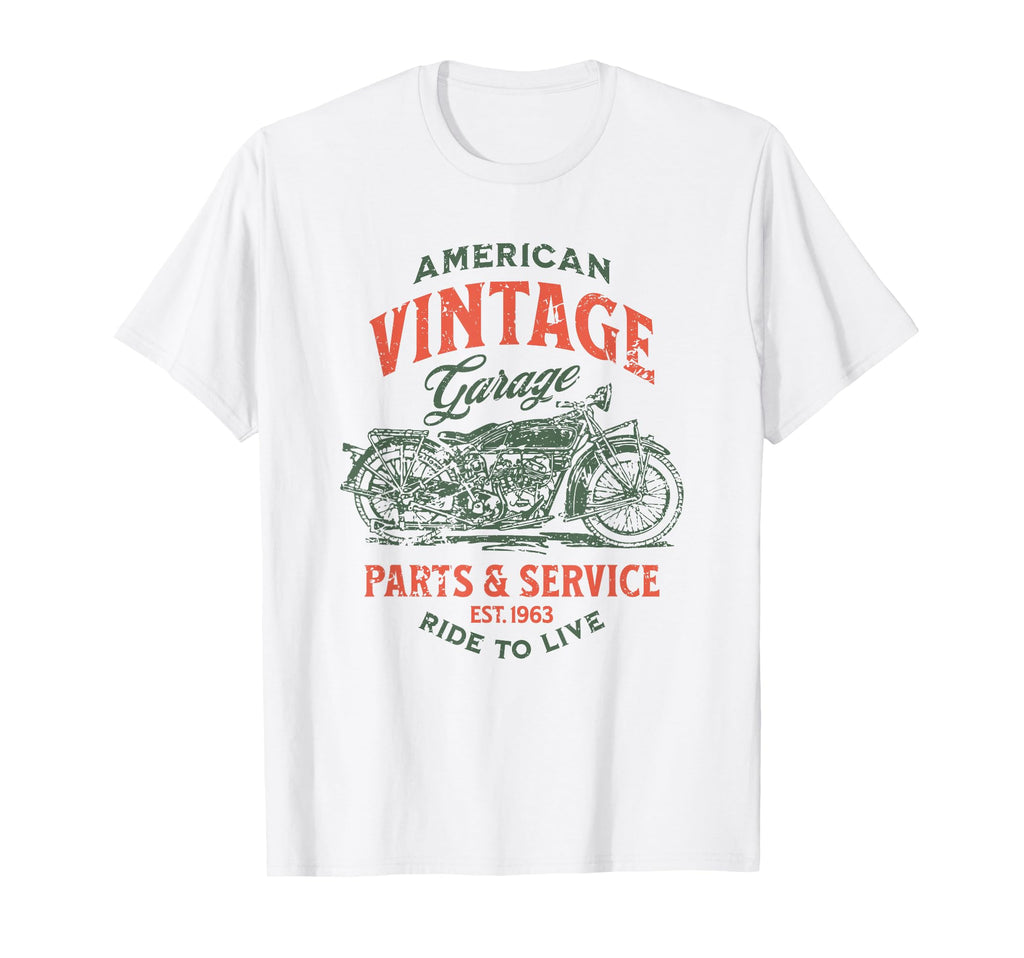 Motorcycle Garage Parts Service T-Shirt - Unique Graphic Men Women - T-Shirt, Sweatshirt, Hoodie