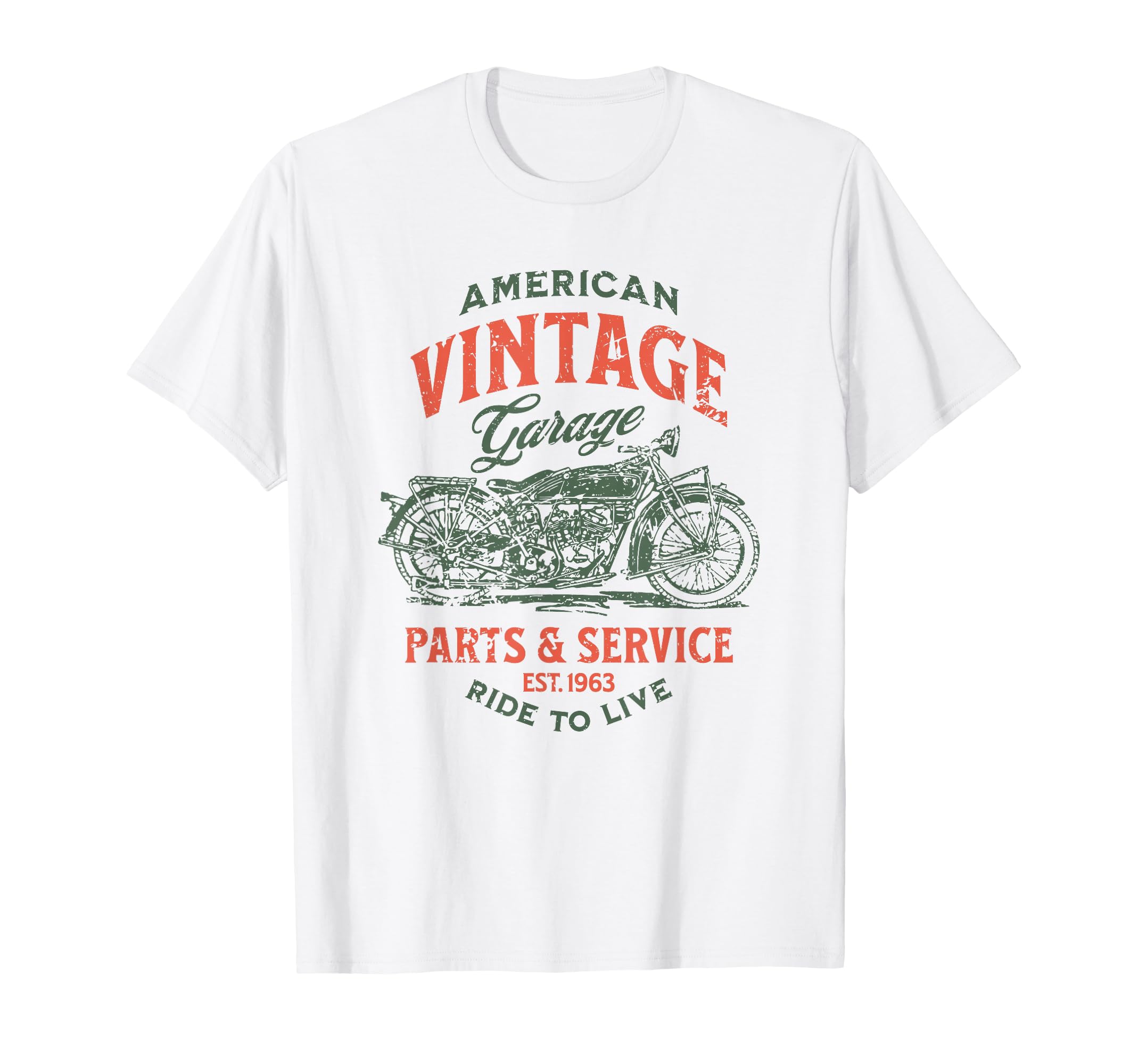 Motorcycle Garage Parts Service T-Shirt - Unique Graphic Men Women - T-Shirt, Sweatshirt, Hoodie
