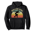 Roller Skating 70S 80S Skate Derby Hoodie - Fun Novelty Design for Adults - T-Shirt, Sweatshirt, Hoodie