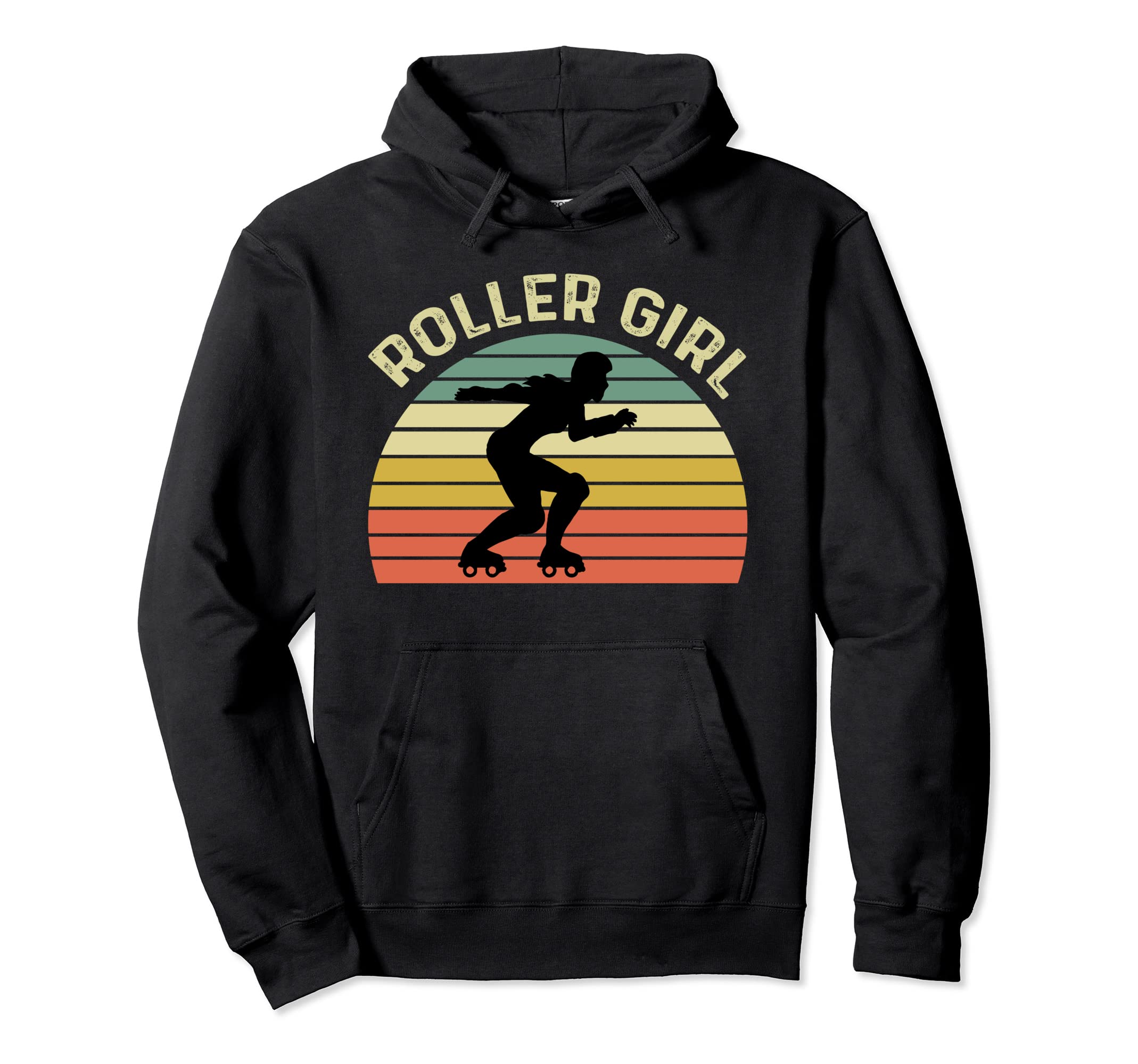 Roller Skating 70S 80S Skate Derby Hoodie - Fun Novelty Design for Adults - T-Shirt, Sweatshirt, Hoodie