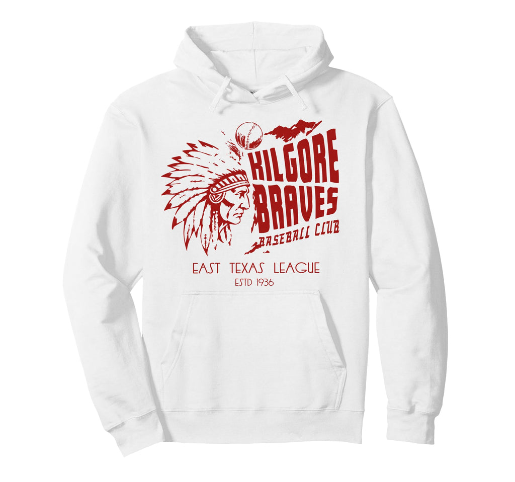 Kilgore Braves Baseball Team 1936 Hoodie - Unique Graphic for Adults - T-Shirt, Sweatshirt, Hoodie