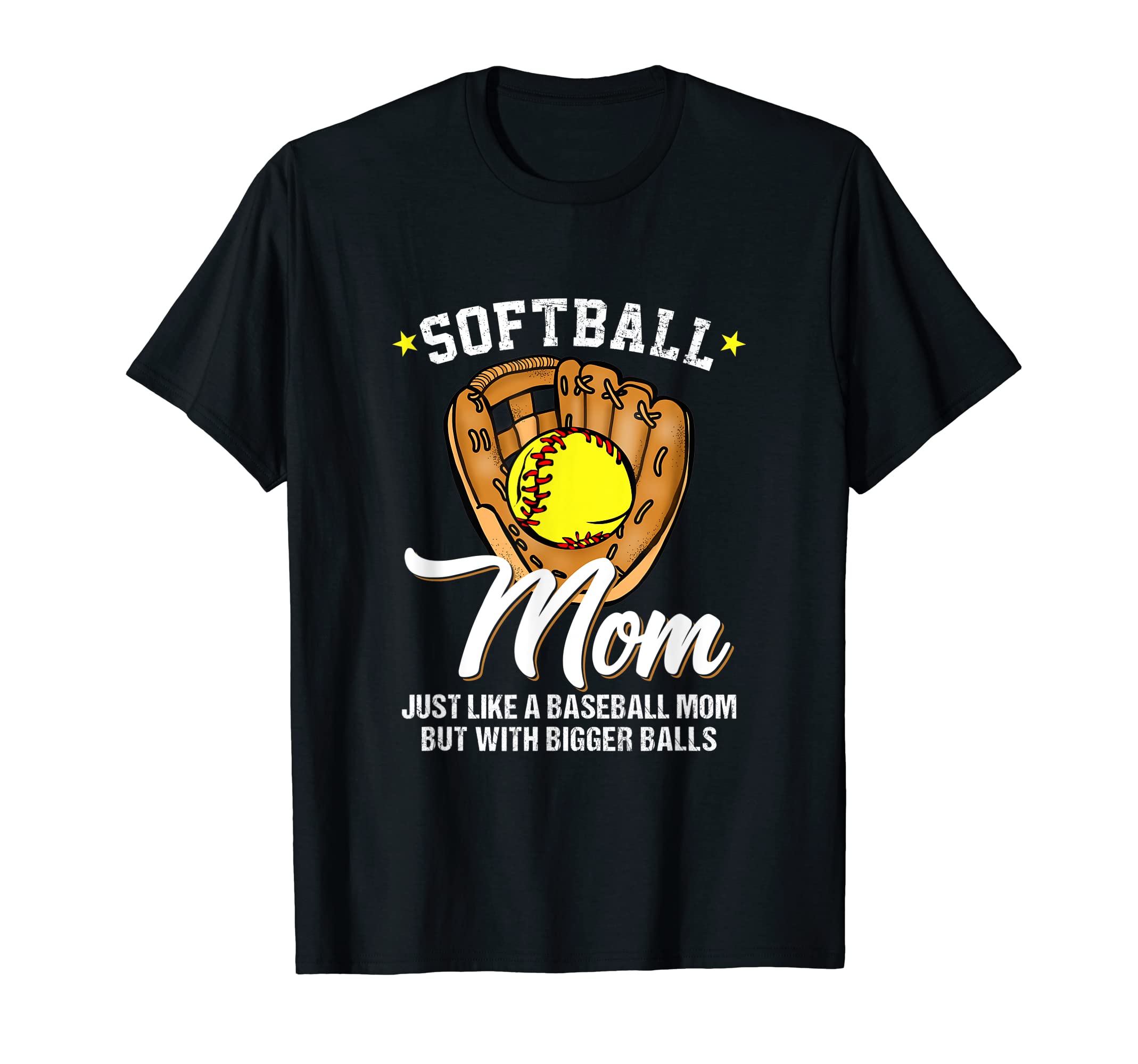 Softball Mom Like Baseball Mom Bigger T-Shirt - Streetwear Style Unisex - T-Shirt, Sweatshirt, Hoodie