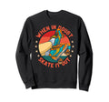 When Doubt Skate It Out Roller Sweatshirt - Aesthetic Graphic Men Women - T-Shirt, Sweatshirt, Hoodie