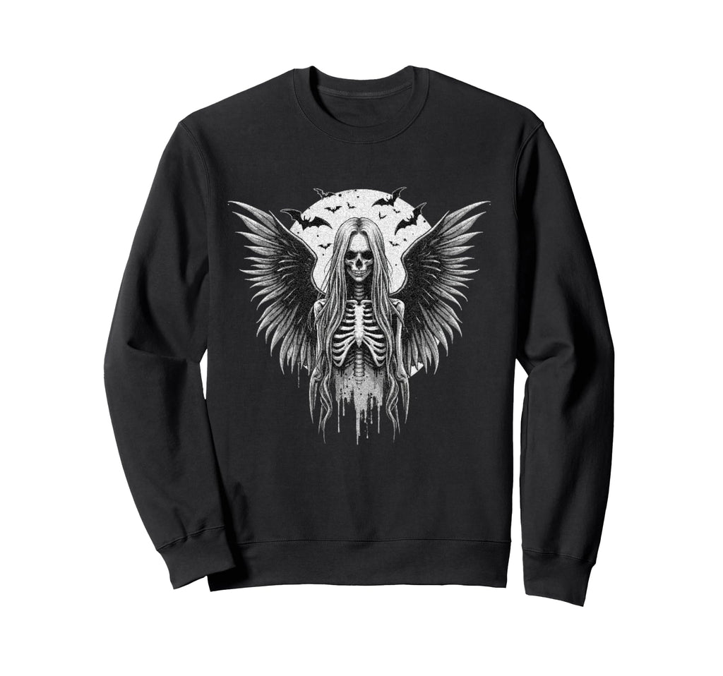 Goth Fairy Witch Dark Fairycore Horror Sweatshirt - Unique Graphic Unisex - T-Shirt, Sweatshirt, Hoodie