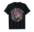 Marvel Black Widow Stripe Circle T-Shirt - Fun Novelty Design Unisex - T-Shirt, Sweatshirt, Hoodie
