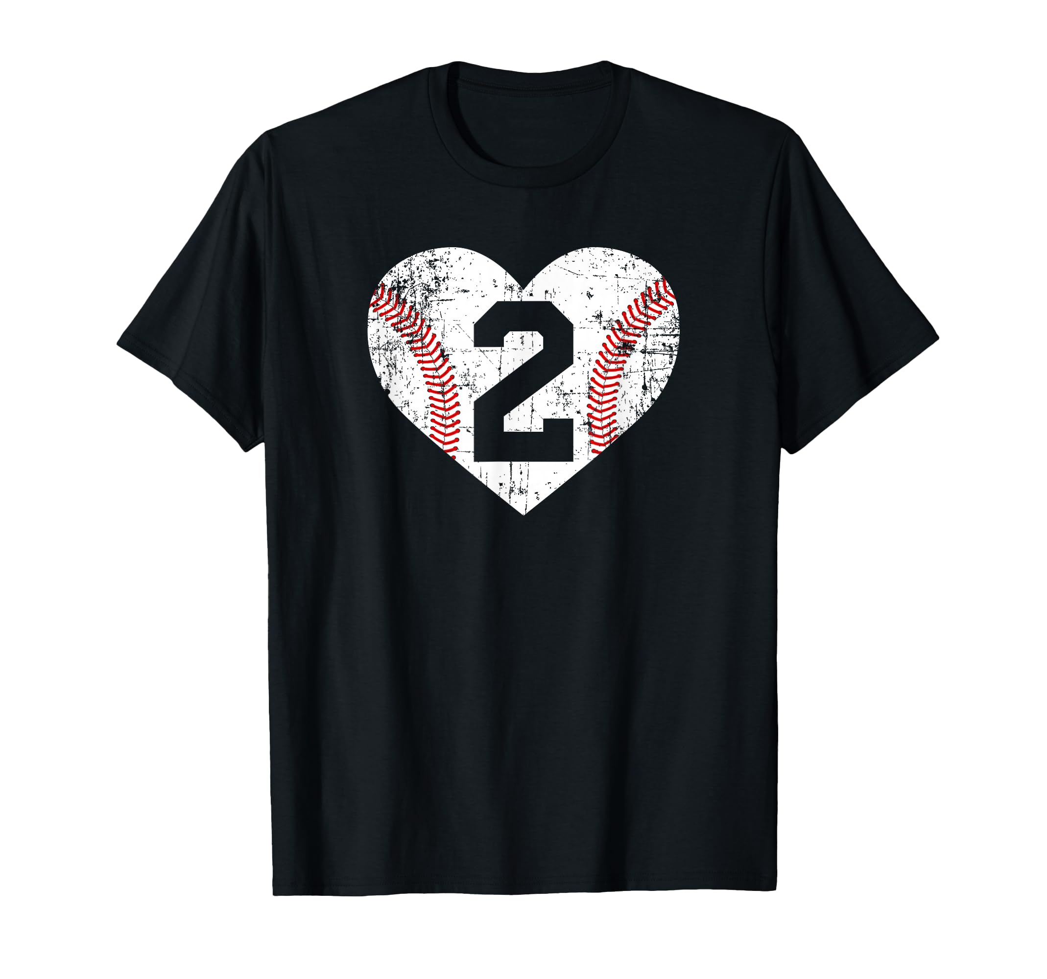 Baseball 2 Jersey Number T-Shirt - Aesthetic Graphic for Adults - T-Shirt, Sweatshirt, Hoodie