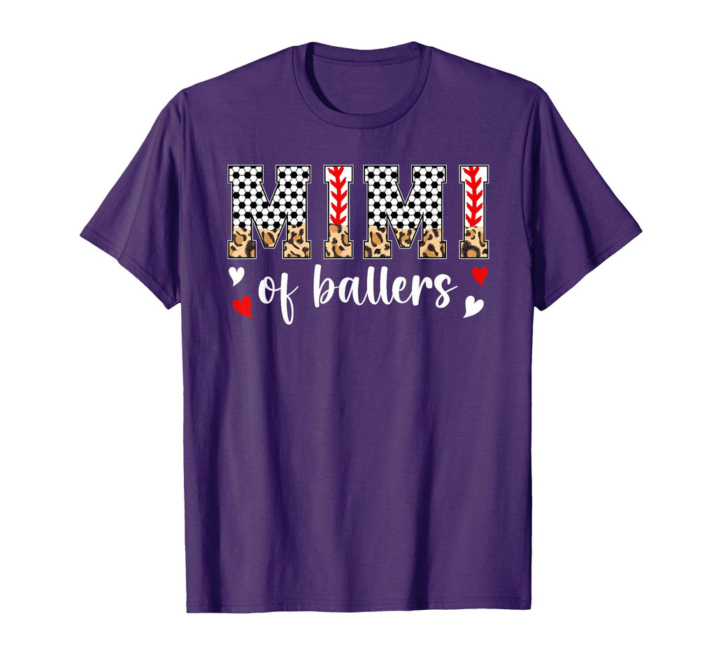 Mimi Ballers Baseball Soccer Mimi T-Shirt - Casual Everyday Wear Men Women - T-Shirt, Sweatshirt, Hoodie
