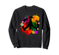 Paint Splatter Peace Sign Flowers Sweatshirt - Custom Art Print Unisex - T-Shirt, Sweatshirt, Hoodie