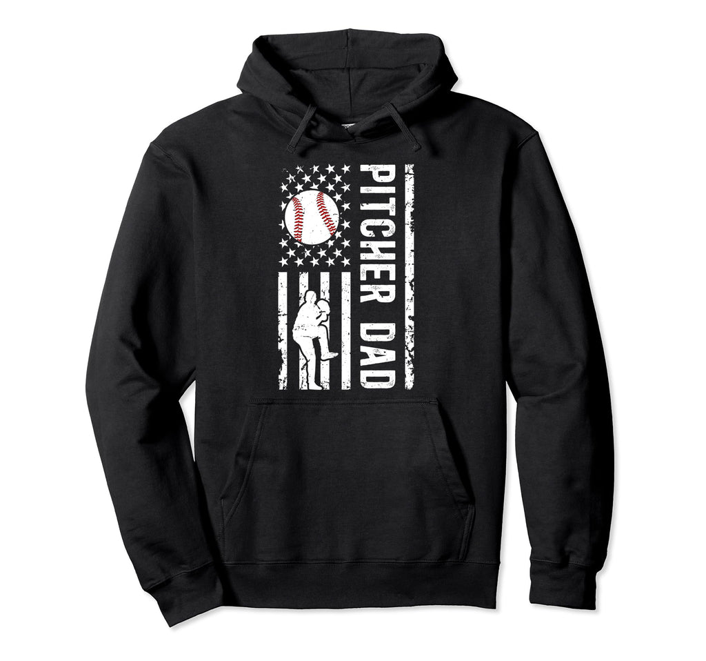 Baseball Pitcher Dad Baseball Pitcher Hoodie - Trendy Graphic Unisex - T-Shirt, Sweatshirt, Hoodie