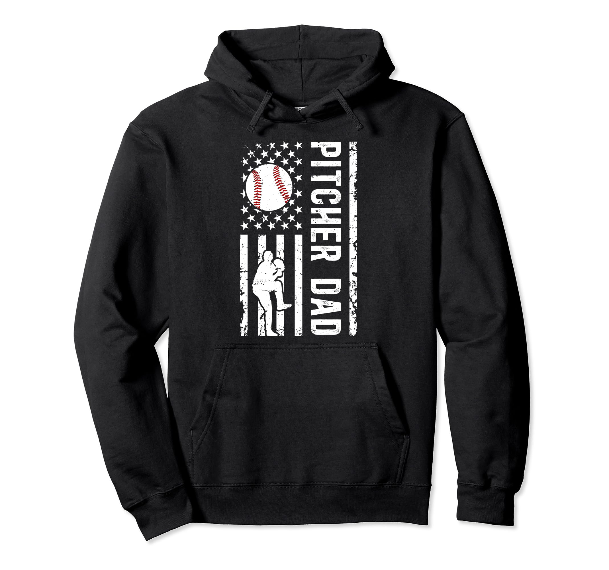 Baseball Pitcher Dad Baseball Pitcher Hoodie - Trendy Graphic Unisex - T-Shirt, Sweatshirt, Hoodie