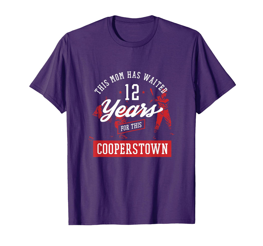 This Mommy Waited 12 Years Baseball T-Shirt - Trendy Graphic for Adults - T-Shirt, Sweatshirt, Hoodie