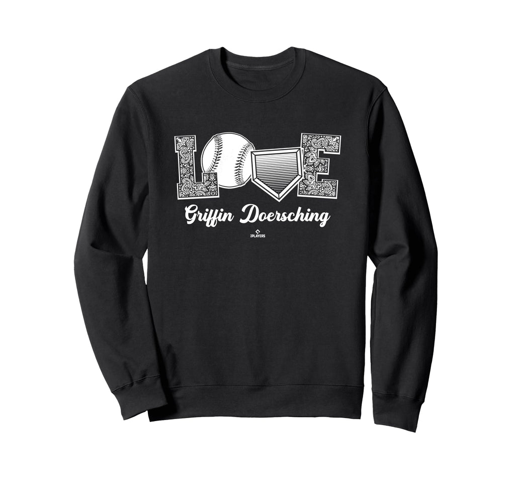 Love My Player Griffin Doersching Sweatshirt - Novelty Apparel for Adults - T-Shirt, Sweatshirt, Hoodie
