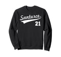 Santurce 21 Puerto Rico Baseball Sweatshirt - Minimalist Print for Adults - T-Shirt, Sweatshirt, Hoodie