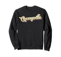 Cherryville Art Baseball Font Sweatshirt - Aesthetic Graphic for Adults - T-Shirt, Sweatshirt, Hoodie