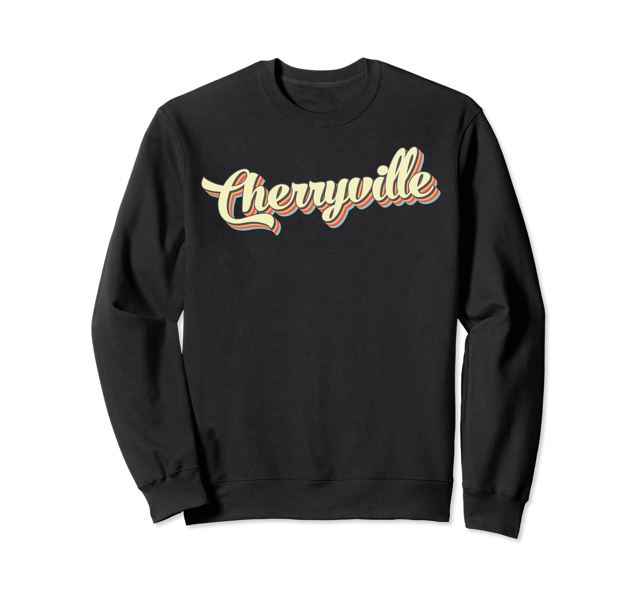 Cherryville Art Baseball Font Sweatshirt - Aesthetic Graphic for Adults - T-Shirt, Sweatshirt, Hoodie