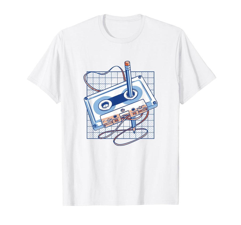 Nostalgia Rewind Cassette Tape T-Shirt - Aesthetic Graphic for Adults - T-Shirt, Sweatshirt, Hoodie