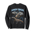 Komodo Dragon 90S Heavy Metal Sweatshirt - Fun Novelty Design Men Women - T-Shirt, Sweatshirt, Hoodie