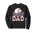 Baseball Dad Baseball Player Dad Sweatshirt - Trendy Graphic for Adults - T-Shirt, Sweatshirt, Hoodie