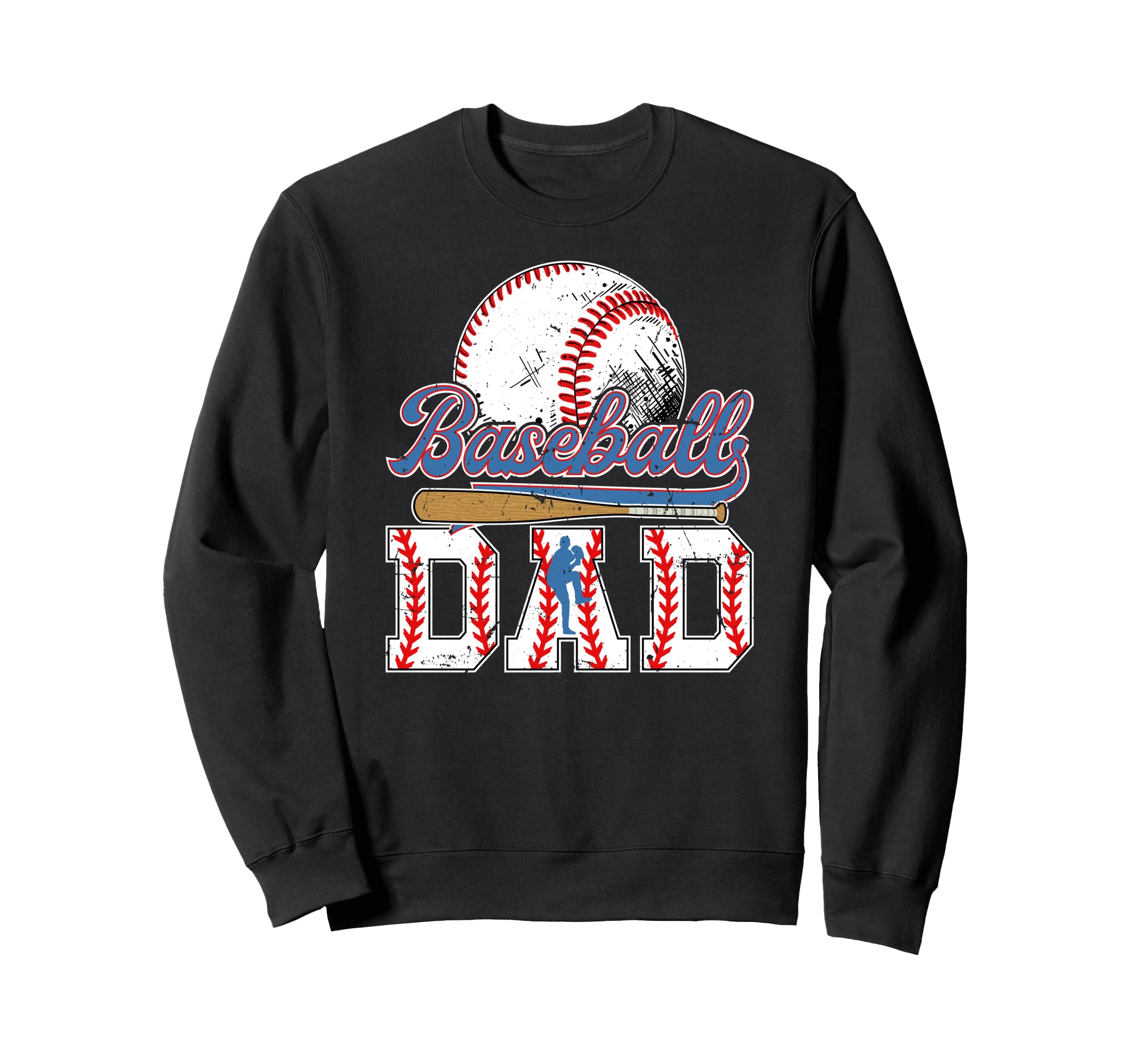 Baseball Dad Baseball Player Dad Sweatshirt - Trendy Graphic for Adults - T-Shirt, Sweatshirt, Hoodie