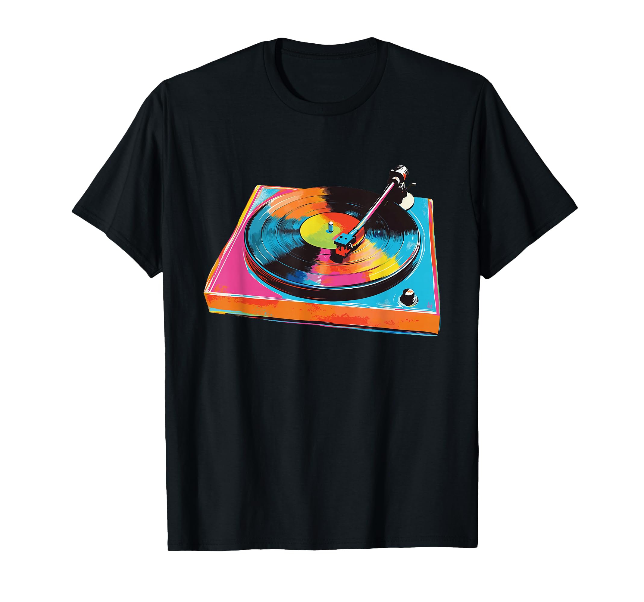 Music Lover Dj Turntable Vinyl Record T-Shirt - Minimalist Print Unisex - T-Shirt, Sweatshirt, Hoodie