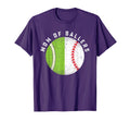 Mom Ballers Baseball Tennis Player T-Shirt - Novelty Apparel for Adults - T-Shirt, Sweatshirt, Hoodie