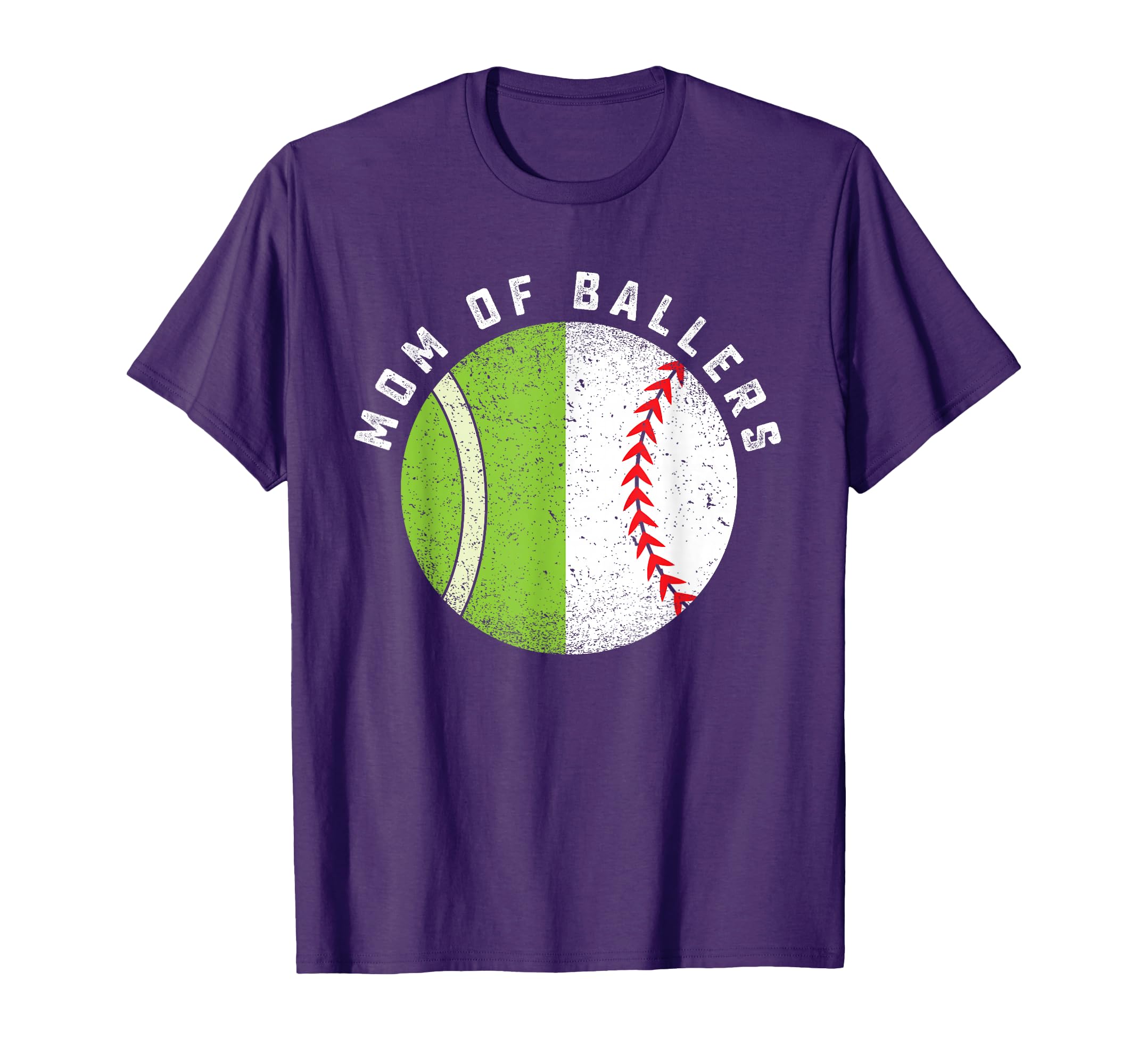 Mom Ballers Baseball Tennis Player T-Shirt - Novelty Apparel for Adults - T-Shirt, Sweatshirt, Hoodie