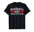 Baseball Sister Supportive Sister T-Shirt - Trendy Graphic for Adults - T-Shirt, Sweatshirt, Hoodie