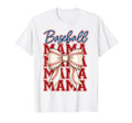 Baseball Mama Coquette Bow T-Shirt - Fun Novelty Design for Adults - T-Shirt, Sweatshirt, Hoodie