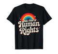 Big Fan Human Rights Rainbow T-Shirt - Graphic Print Men Women - T-Shirt, Sweatshirt, Hoodie