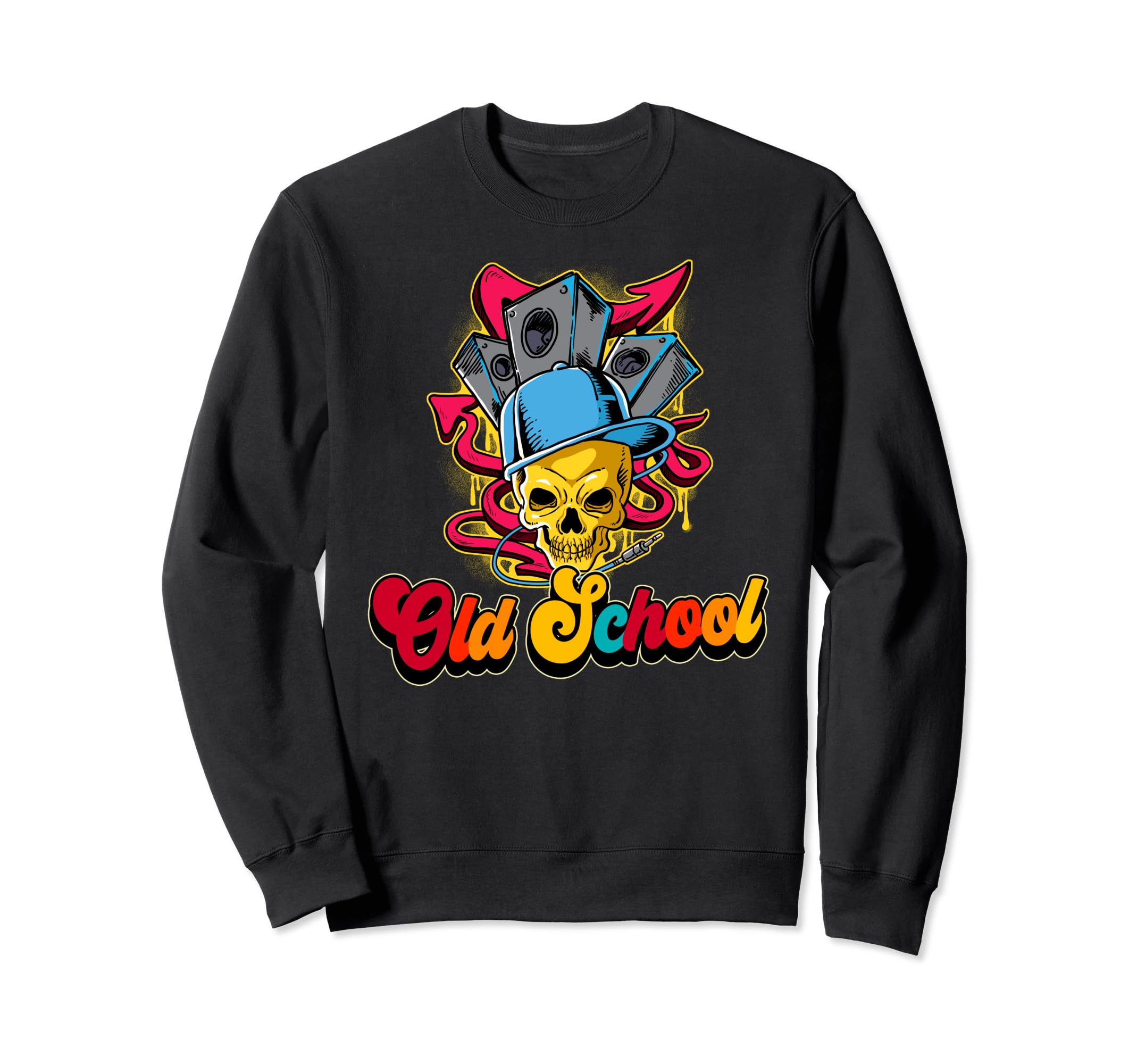 Old School Hip Hop Sweatshirt - Trendy Graphic for Adults - T-Shirt, Sweatshirt, Hoodie