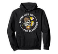 Living Life Bleachers Baseball Hoodie - Aesthetic Graphic for Adults - T-Shirt, Sweatshirt, Hoodie