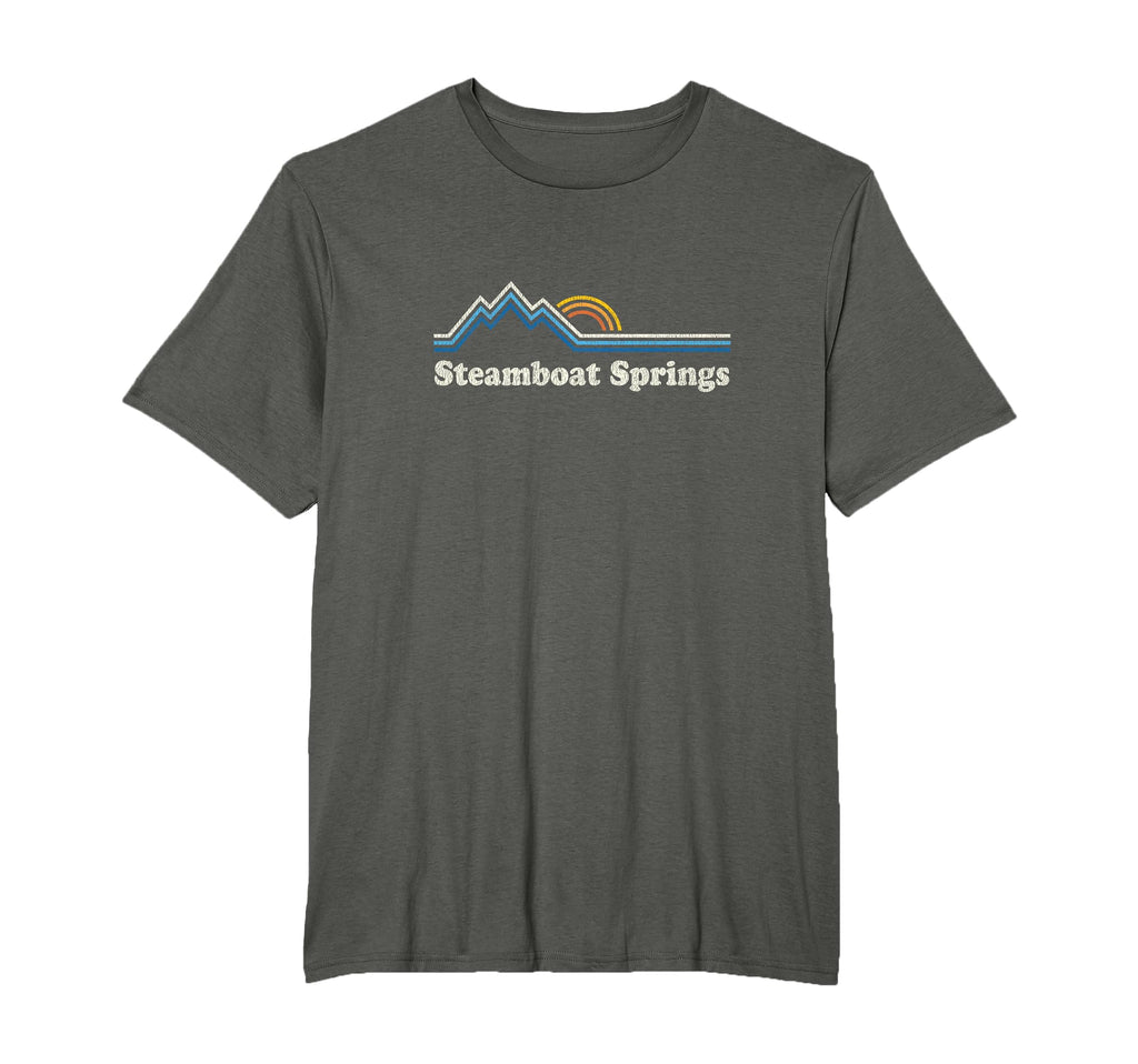 Steamboat Springs Colorado Mountains T-Shirt - Custom Art Print for Adults - T-Shirt, Sweatshirt, Hoodie