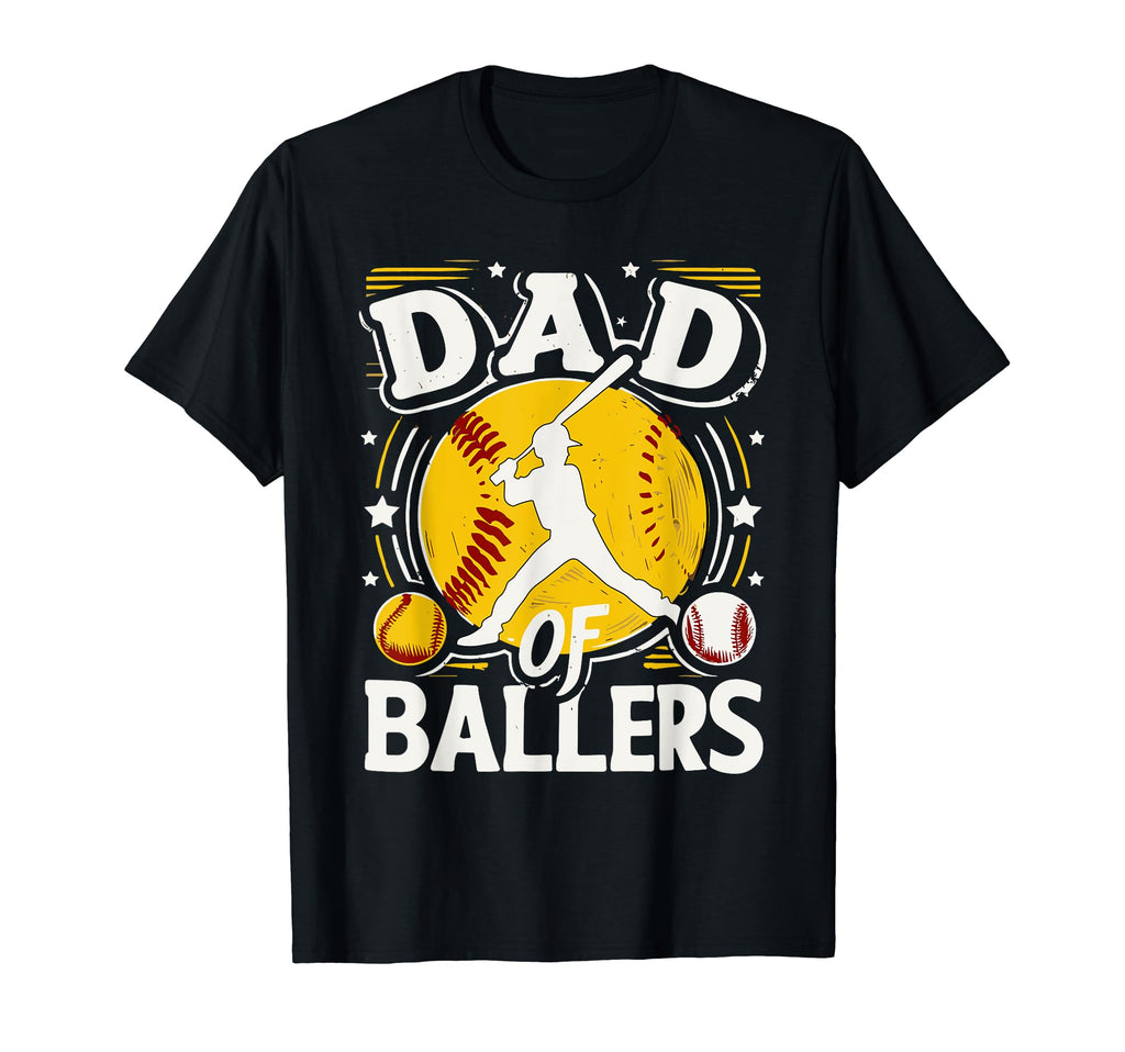 Dad Ballers Dad Baseball And T-Shirt - Aesthetic Graphic Men Women - T-Shirt, Sweatshirt, Hoodie