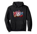 Baseball Mom Bow Stars Leopard Watercolor Hoodie - Unique Graphic Men Women - T-Shirt, Sweatshirt, Hoodie