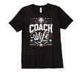 Womens Coach Wife Baseball Wife Mom T-Shirt - Aesthetic Graphic for Adults - T-Shirt, Sweatshirt, Hoodie