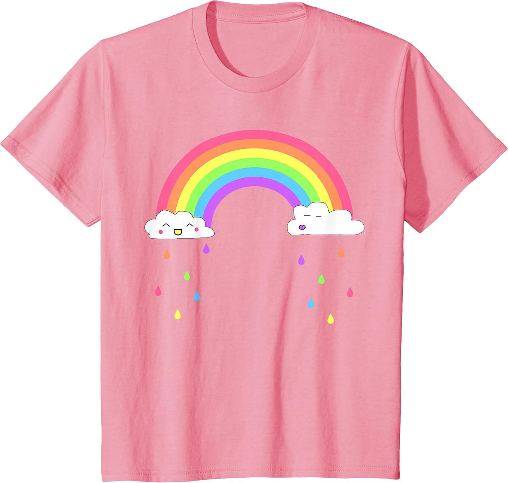 Cute Happy Rainbow and Gifts for Girls - Adult & Kids T-Shirts, Sweatshirts & Hoodies apparel design preview 1