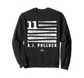 Aj Pollock Flag Los Angeles Sweatshirt - Novelty Apparel for Adults - T-Shirt, Sweatshirt, Hoodie