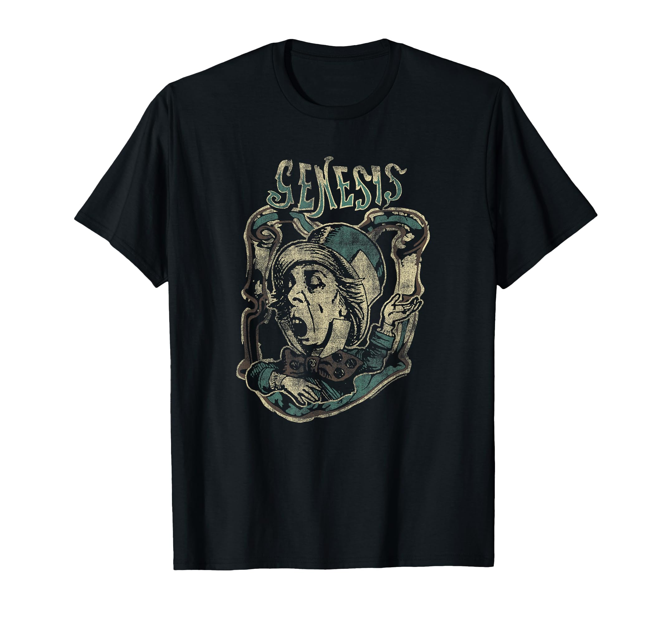 Genesis Mad Hatter Distressed T-Shirt - Novelty Apparel Unisex - T-Shirt, Sweatshirt, Hoodie