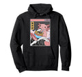 Axolotl Eating Ramen Kanagawa Wave Kawaii Hoodie - Novelty Apparel Unisex - T-Shirt, Sweatshirt, Hoodie