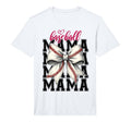 Baseball Mama Coquette Bow Game Day T-Shirt - Graphic Print Unisex - T-Shirt, Sweatshirt, Hoodie