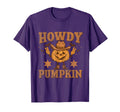 Howdy Pumpkin Autumn Western Halloween T-Shirt - Trendy Graphic Men Women - T-Shirt, Sweatshirt, Hoodie