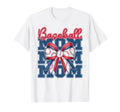Baseball Mom Coquette Bow Sport T-Shirt - Fun Novelty Design Men Women - T-Shirt, Sweatshirt, Hoodie