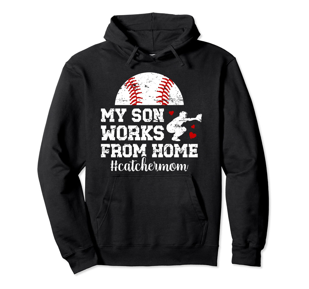 Funny Baseball Catcher Mom Baseball Hoodie - Streetwear Style for Adults - T-Shirt, Sweatshirt, Hoodie