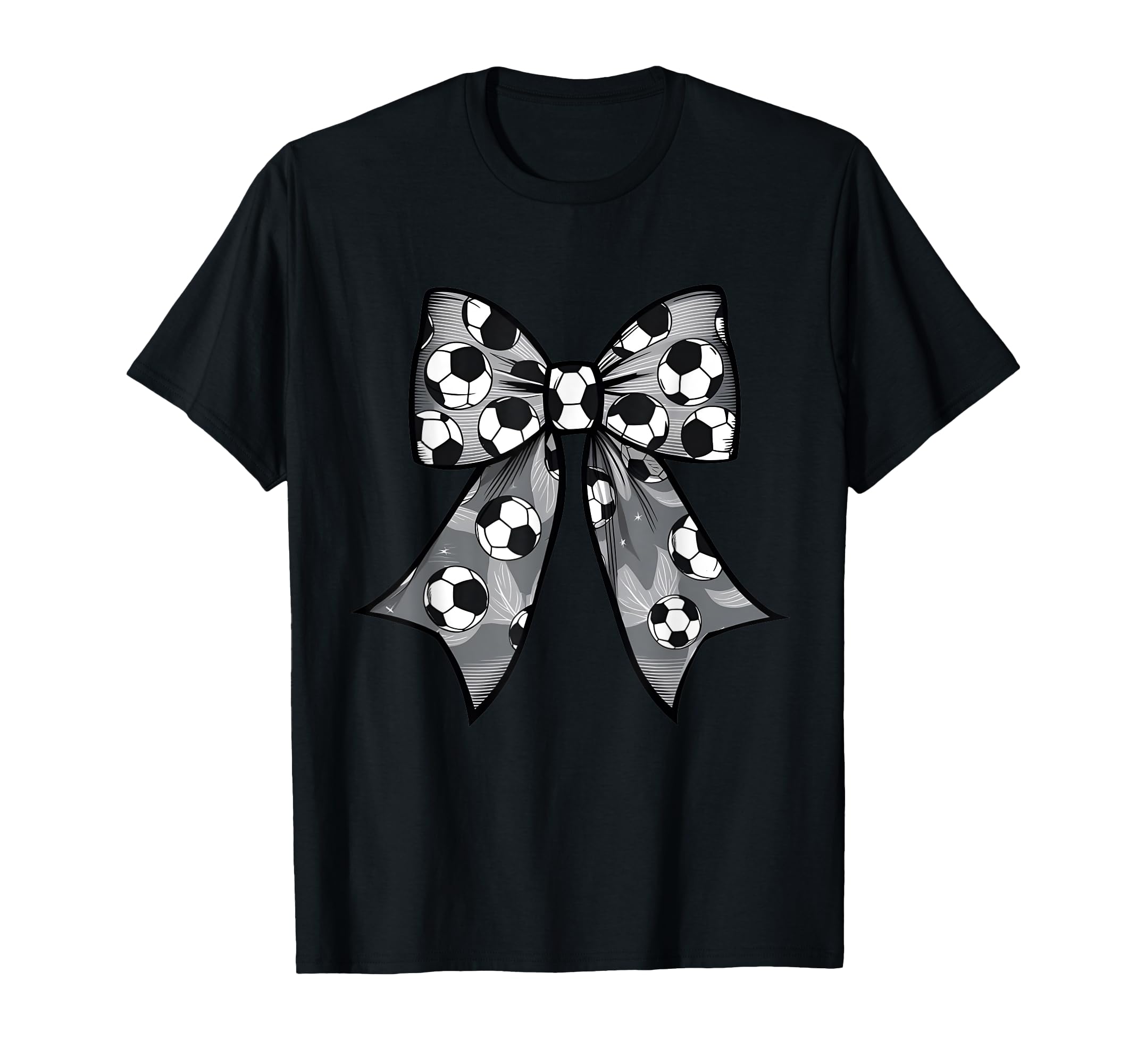 Coquette Bow Soccer Ball Mom Life Game T-Shirt - Aesthetic Graphic Unisex - T-Shirt, Sweatshirt, Hoodie