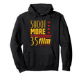 Shoot More 35Mm Film Analog Camera Hoodie - Novelty Apparel for Adults - T-Shirt, Sweatshirt, Hoodie