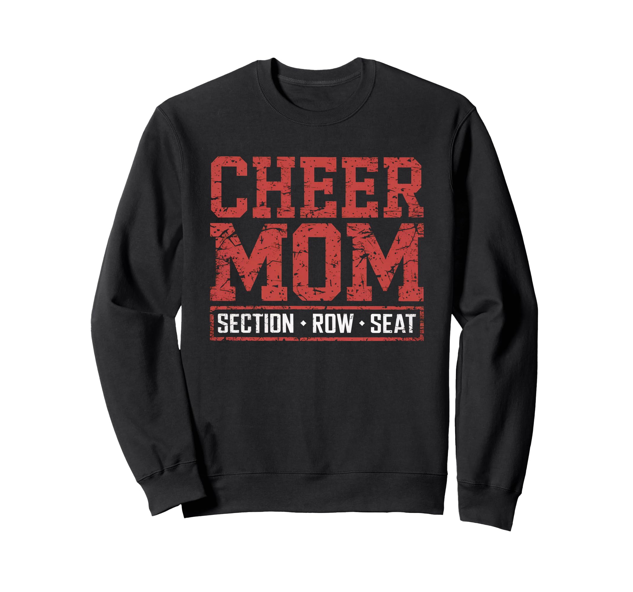Cheer Mom Mother Bow Cheerleader Sweatshirt - Novelty Apparel for Adults - T-Shirt, Sweatshirt, Hoodie